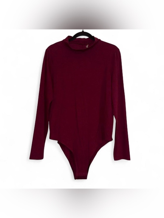 a new day Tops - NWT A NEW DAY Burgundy long sleeve bodysuit sz XXL ✨